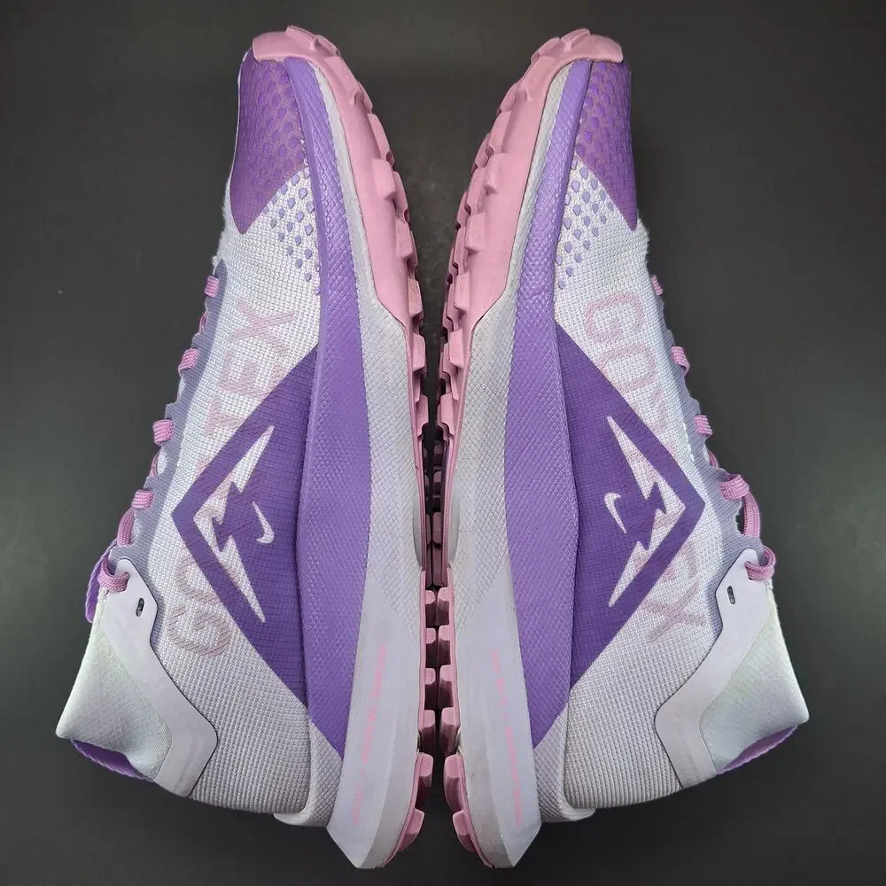 Nike React Pegasus Trail 4 GTX Womens 7.5 Oxygen Purple DJ7929-501 Trail Shoes